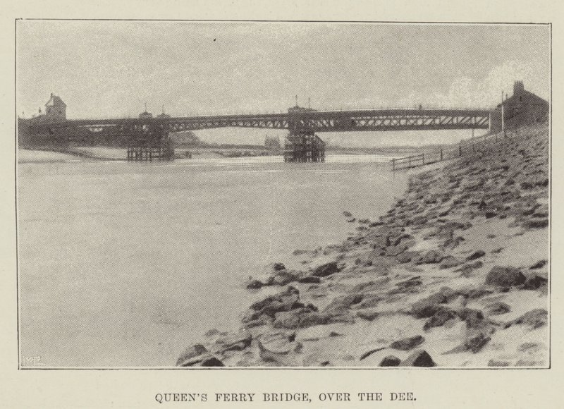 Ponte di Queens Ferry, sul Dee da English Photographer