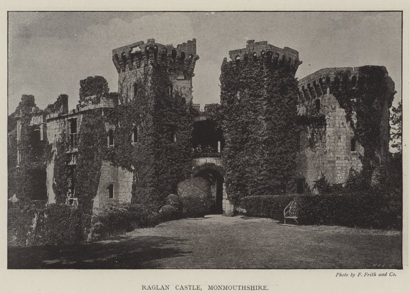 Castello di Raglan, Monmouthshire da English Photographer