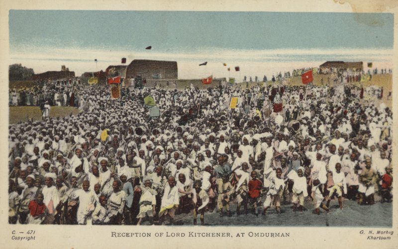 Accoglienza di Lord Kitchener a Omdurman, c1898 da English Photographer