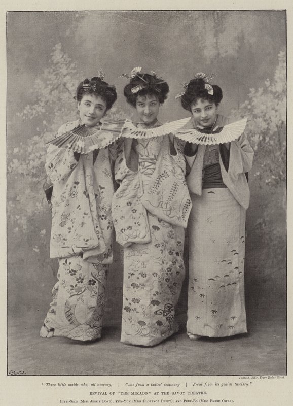 Revival di The Mikado al Savoy Theatre da English Photographer
