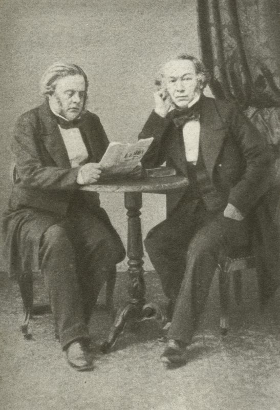 Richard Cobden (sinistra) e John Bright (destra) da English Photographer
