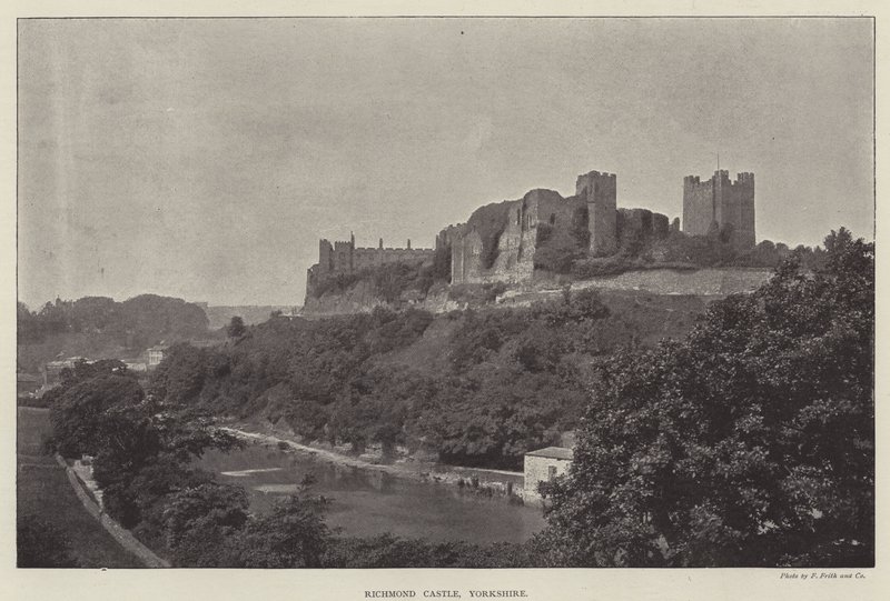 Castello di Richmond, Yorkshire da English Photographer