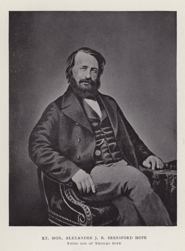 Onorevole Alexander J B Beresford Hope, terzo figlio di Thomas Hope da English Photographer