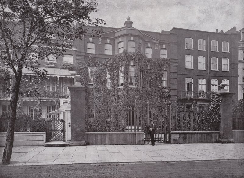 Casa di Rossetti in Cheyne Walk, Chelsea da English Photographer