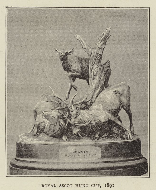 Royal Ascot Hunt Cup, 1891 da English Photographer