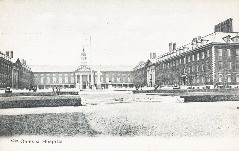 Ospedale Reale Chelsea su Royal Hospital Road da English Photographer