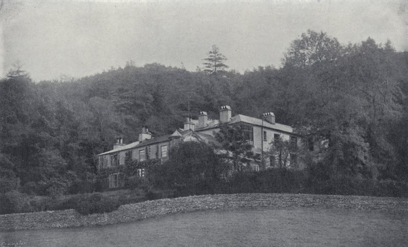 Casa di Ruskin, Brantwood, nella regione dei laghi da English Photographer