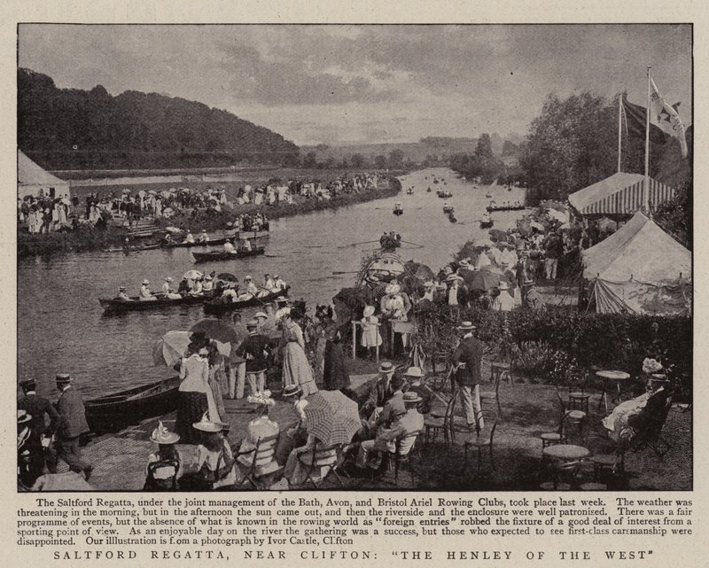 Regata di Saltford, vicino a Clifton, l