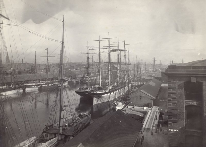 Salthouse Dock, Liverpool, giugno 1897 da English Photographer