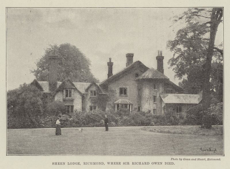 Sheen Lodge, Richmond, dove morì Sir Richard Owen da English Photographer