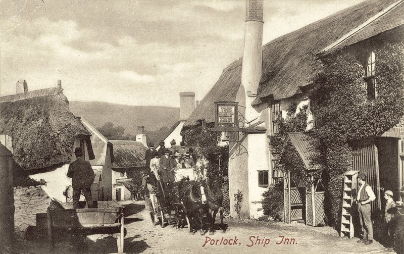 Ship Inn, Porlock da English Photographer