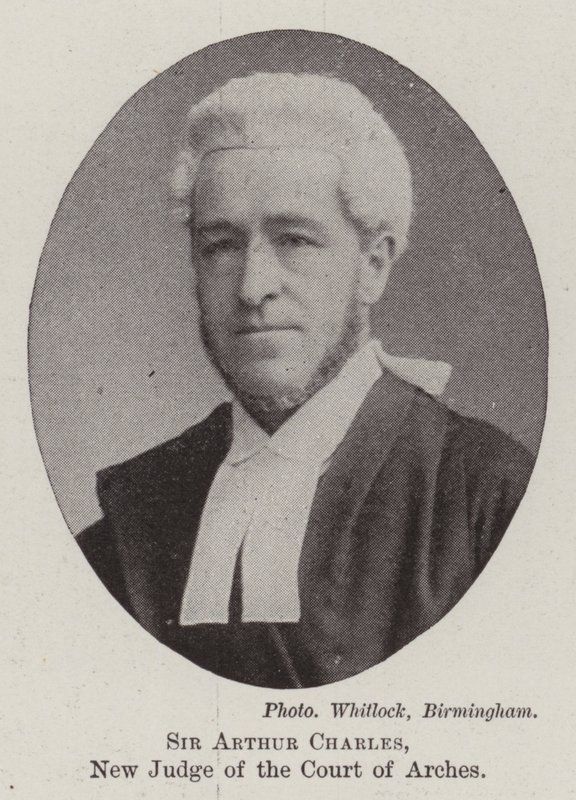 Sir Arthur Charles, nuovo giudice della Corte degli Archi da English Photographer