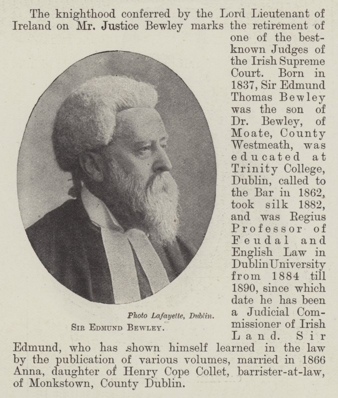 Sir Edmund Bewley da English Photographer