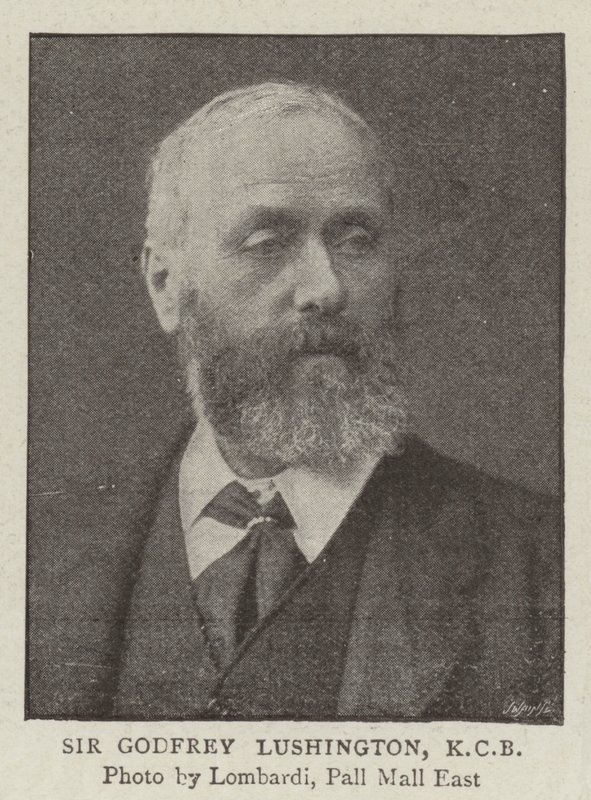 Sir Godfrey Lushington, KCB da English Photographer