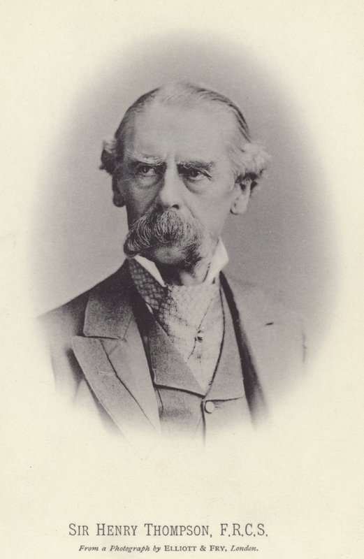 Sir Henry Thompson, FRCS (foto b/n) da English Photographer