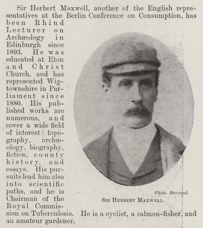 Sir Herbert Maxwell da English Photographer