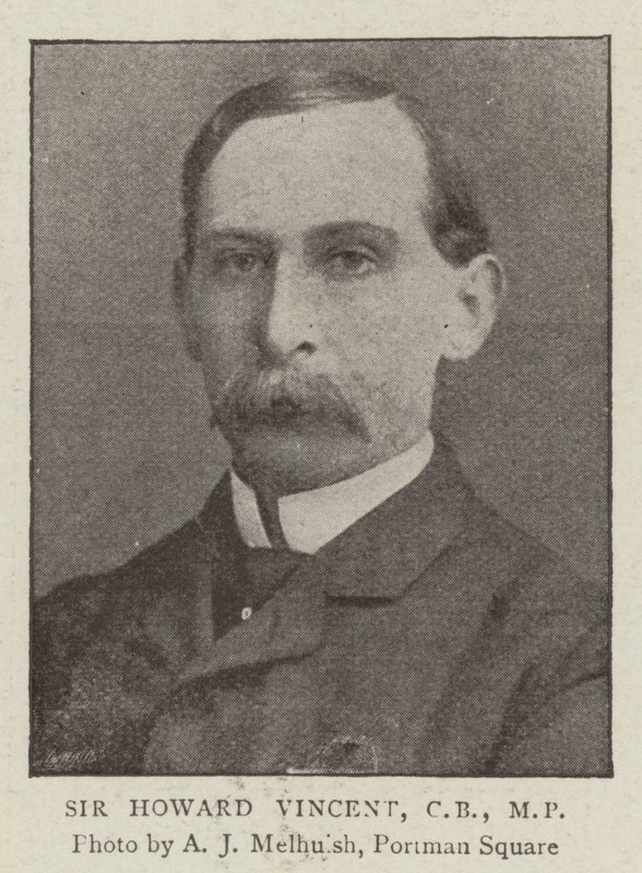 Sir Howard Vincent, CB, MP da English Photographer