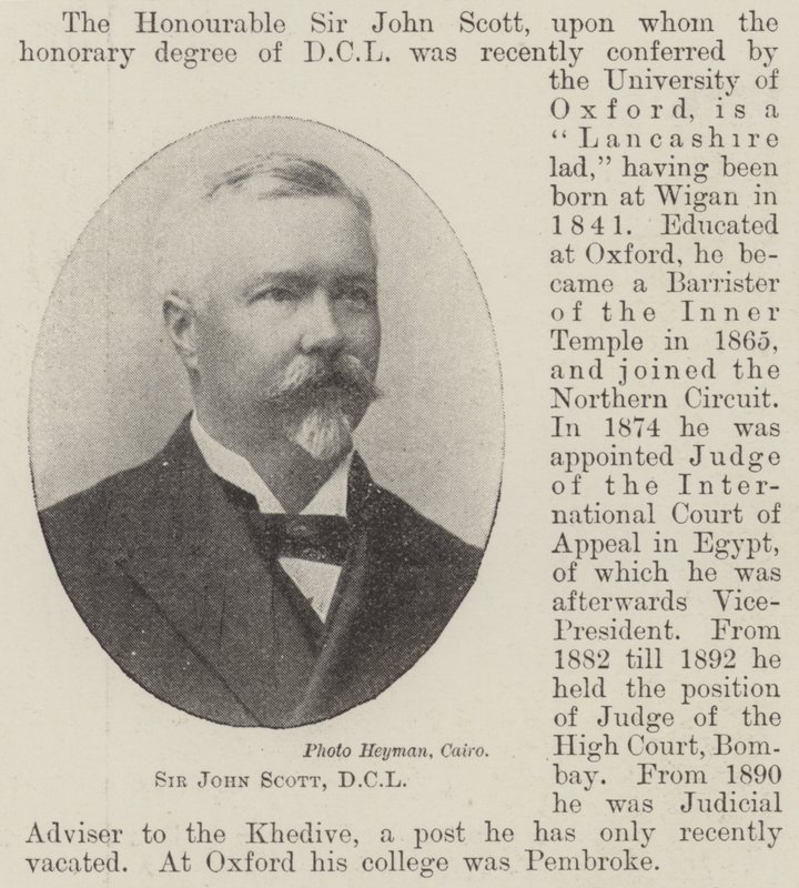 Sir John Scott, DCL da English Photographer