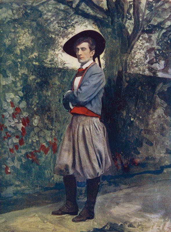 Sir Johnston Forbes-Robertson in Il Sacramento di Giuda da English Photographer