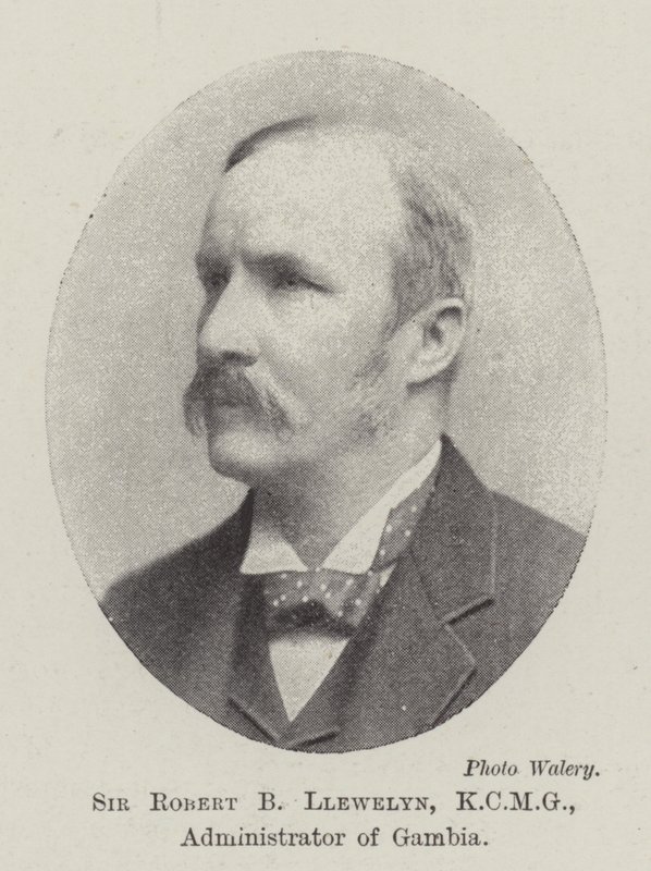 Sir Robert B Llewelyn, KCMG, Amministratore del Gambia da English Photographer