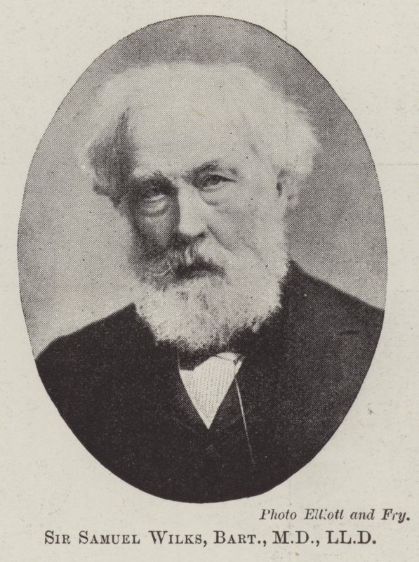 Sir Samuel Wilks, baronetto, MD, LLD da English Photographer