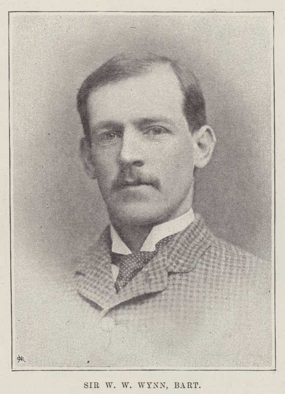 Sir W W Wynn, baronetto da English Photographer
