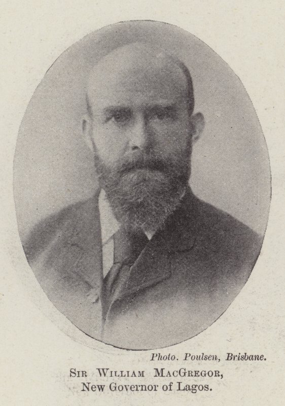 Sir William MacGregor, nuovo governatore di Lagos da English Photographer