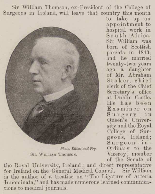 Sir William Thomson da English Photographer