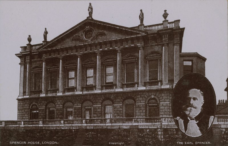 Spencer House, Londra con (inserto) Il Conte Spencer da English Photographer