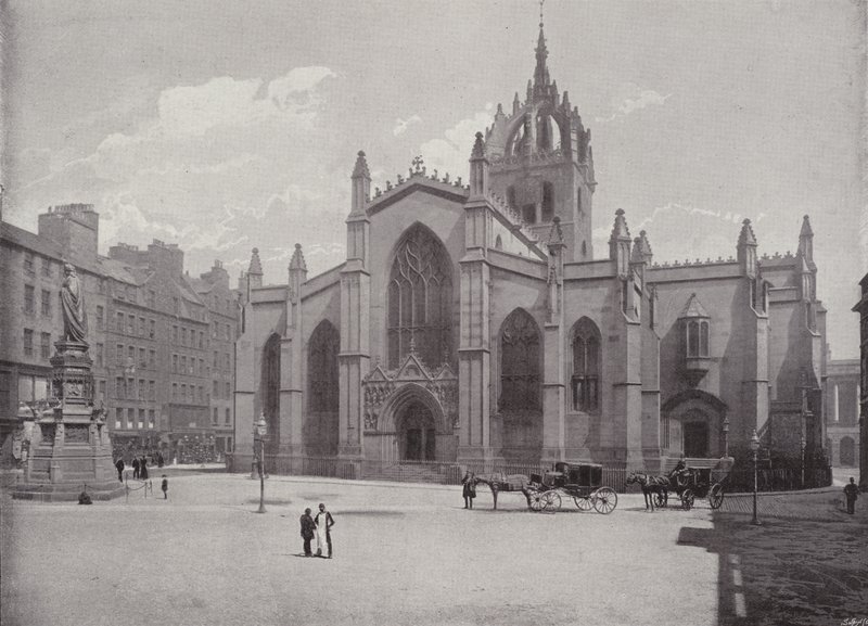 Chiesa di St Giles, Edimburgo da English Photographer