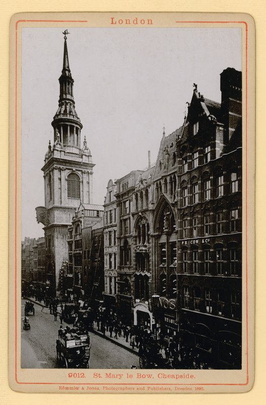 St Mary le Bow, Cheapside, Londra da English Photographer