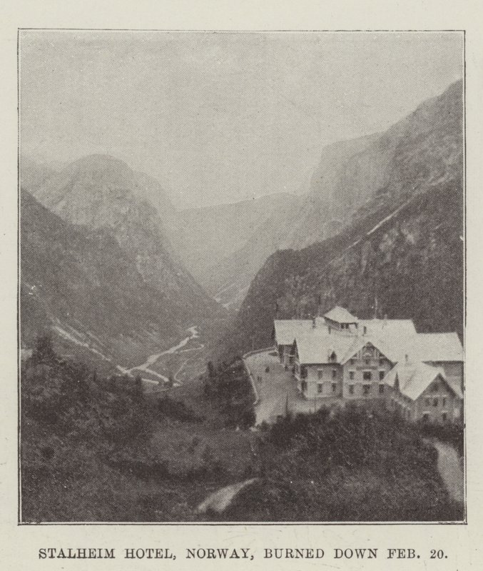 Hotel Stalheim, Norvegia, bruciato il 20 febbraio da English Photographer