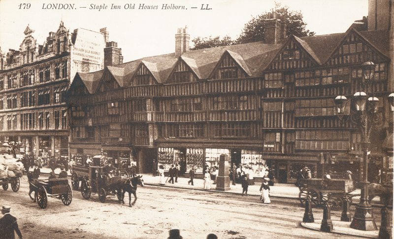 Staple Inn Vecchie Case a Holborn da English Photographer