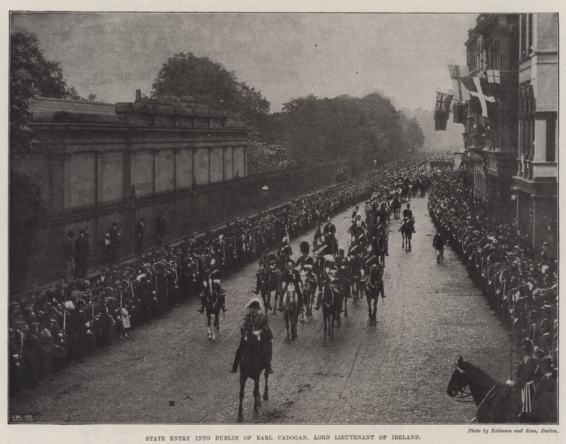 Ingresso di Stato a Dublino del Conte Cadogan, Lord Luogotenente d