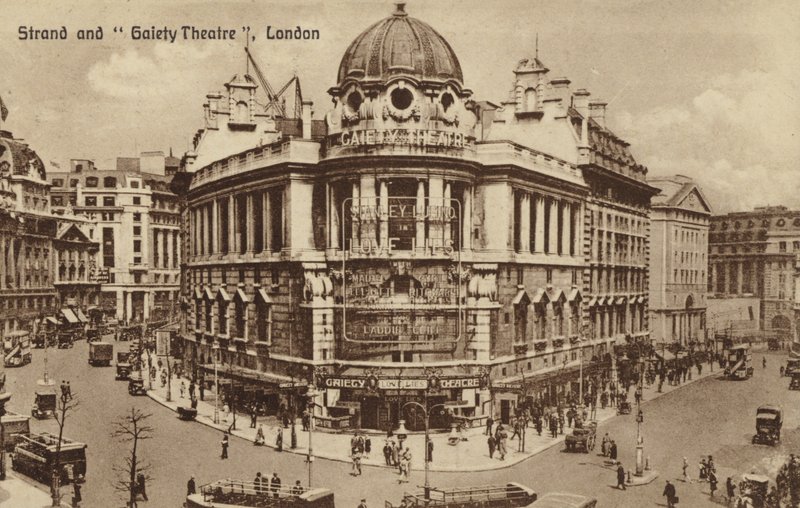 Strand e Gaiety Theatre, Londra da English Photographer