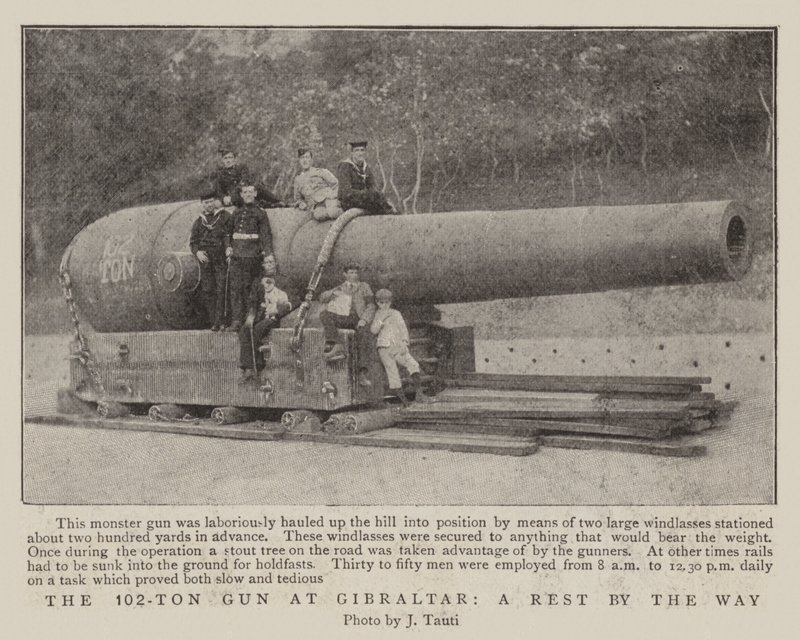 Il cannone da 102 tonnellate a Gibilterra, una sosta lungo il cammino da English Photographer