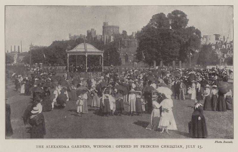 I giardini di Alexandra, Windsor, inaugurati dalla principessa Christian, 15 luglio da English Photographer