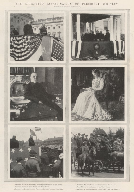 Il tentato assassinio del presidente McKinley da English Photographer