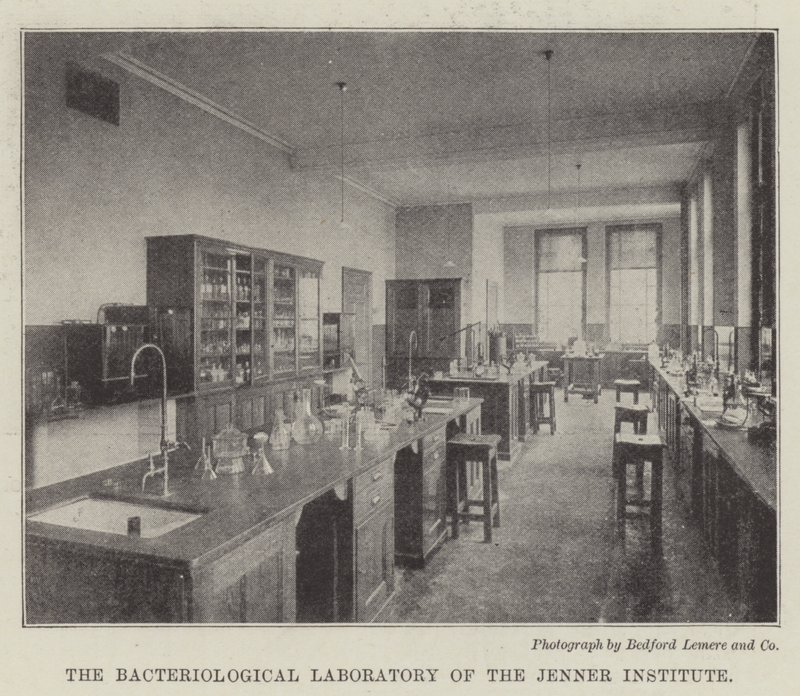 Il laboratorio batteriologico dell