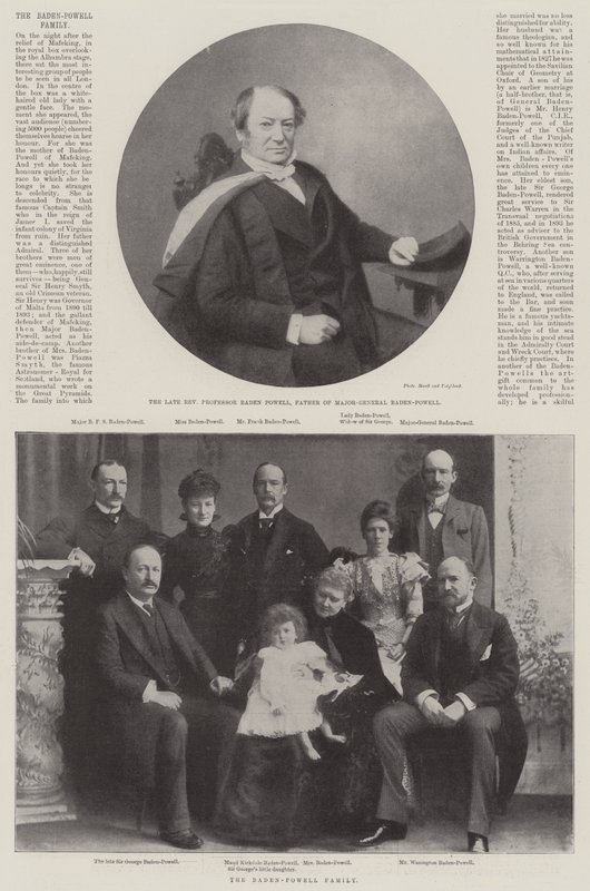 La famiglia Baden-Powell da English Photographer