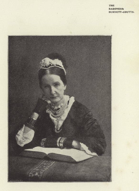 La Baronessa Burdett-Coutts da English Photographer