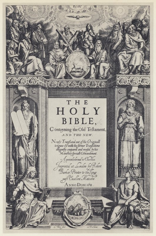 La Bibbia, R Barker 1611 da English Photographer