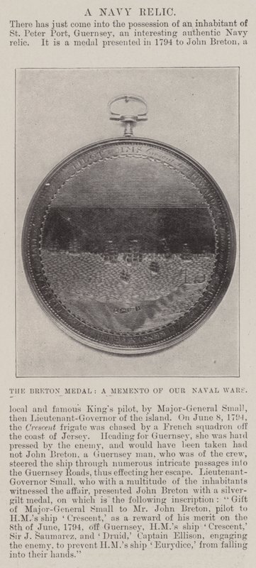 La medaglia bretone, un ricordo delle nostre guerre navali da English Photographer