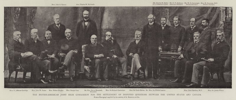 La Commissione mista anglo-americana per la risoluzione delle questioni controverse tra Stati Uniti e Canada da English Photographer
