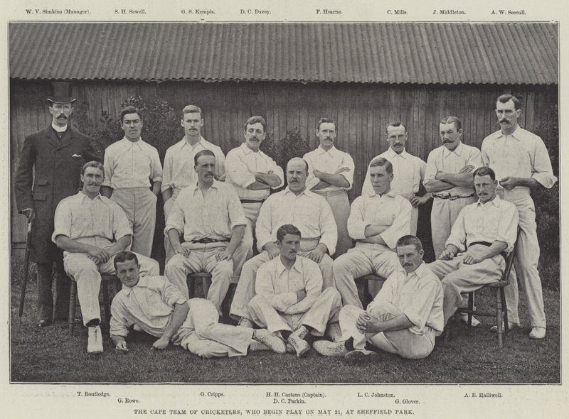 La squadra di cricket del Capo, che inizia a giocare il 21 maggio, a Sheffield Park da English Photographer