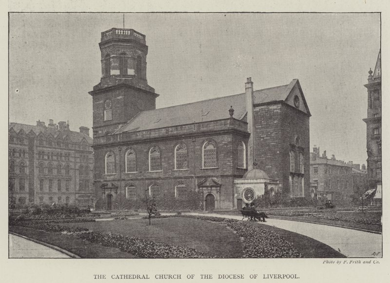 La chiesa cattedrale della diocesi di Liverpool da English Photographer