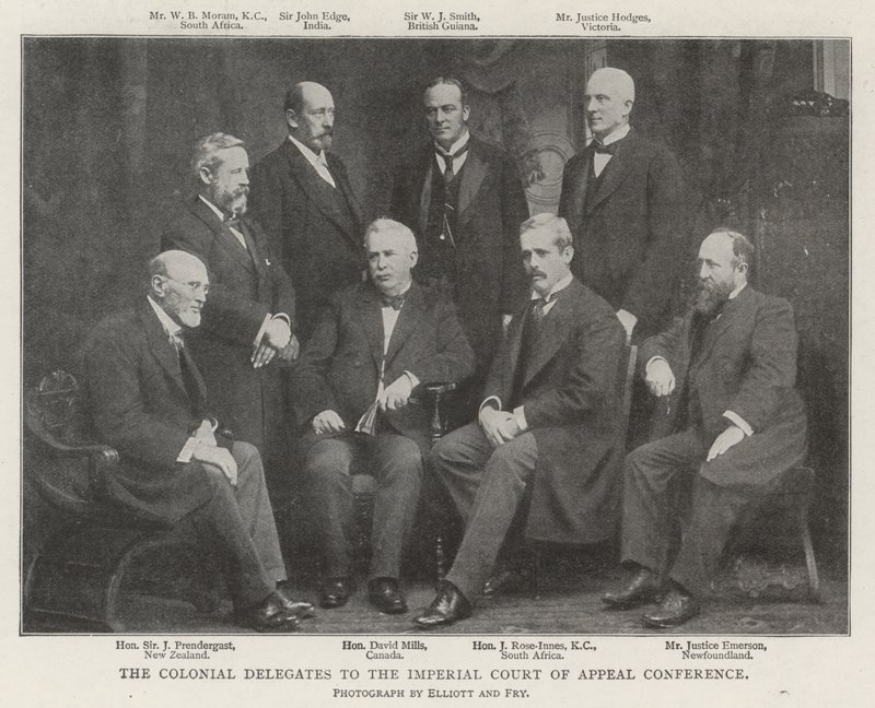I delegati coloniali alla conferenza della Corte Imperiale d