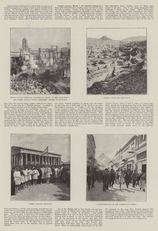 La rivolta cretese del 1897 da English Photographer