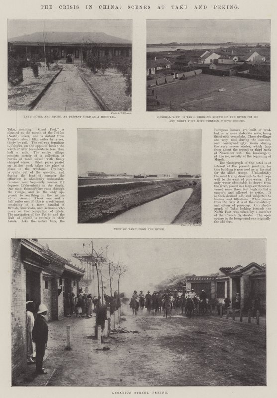 La crisi in Cina, scene a Taku e Pechino da English Photographer
