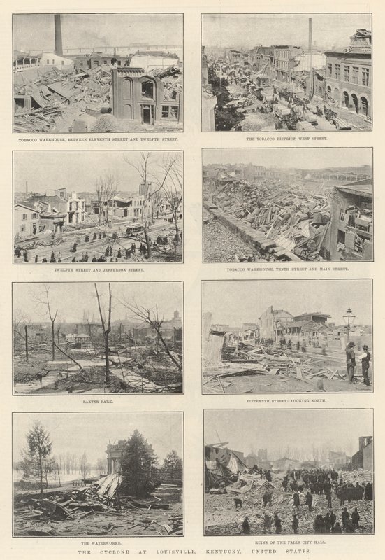 Il ciclone a Louisville, Kentucky, Stati Uniti da English Photographer